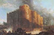 Hubert Robert La Bastille dans les premiers jours de sa demolition oil painting reproduction